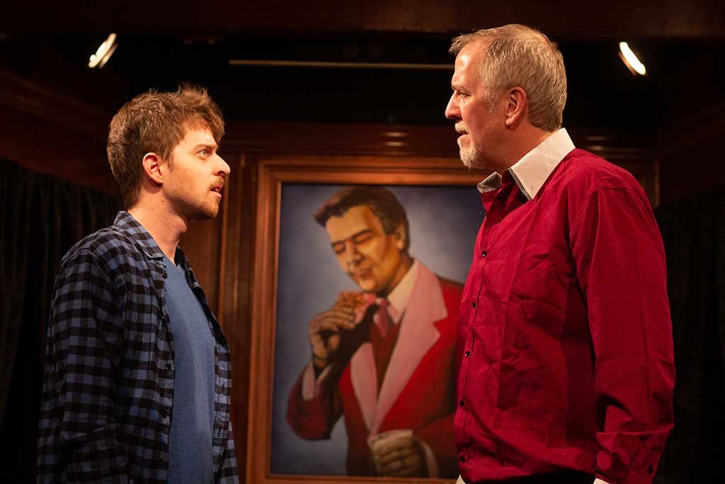 Production photo: 21 Chris Sykes and Kevin Grammer · Remember Rudy