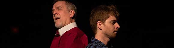 Production photo: Kevin and Chris · Remember Rudy